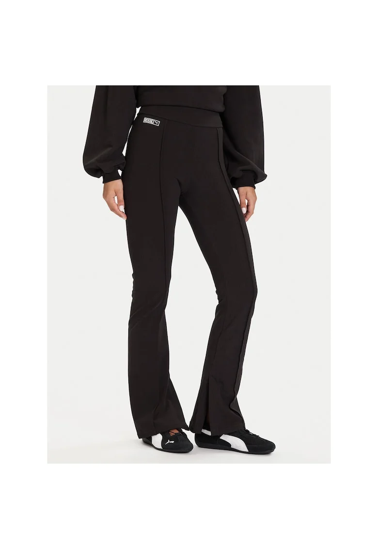 Pantaloni sport dama  culoarea neagra, trening