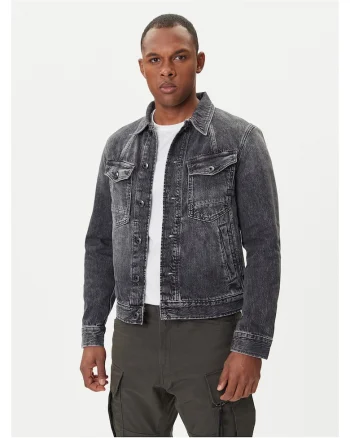 Geaca de blugi barbati  gri, denim