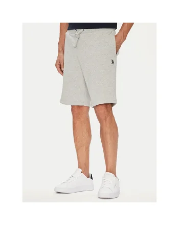 Pantaloni sport barbati,  gri, scurti