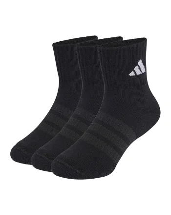 Set de sosete scurte cu talpa dubla - 3 perechi, Negru/Alb murdar