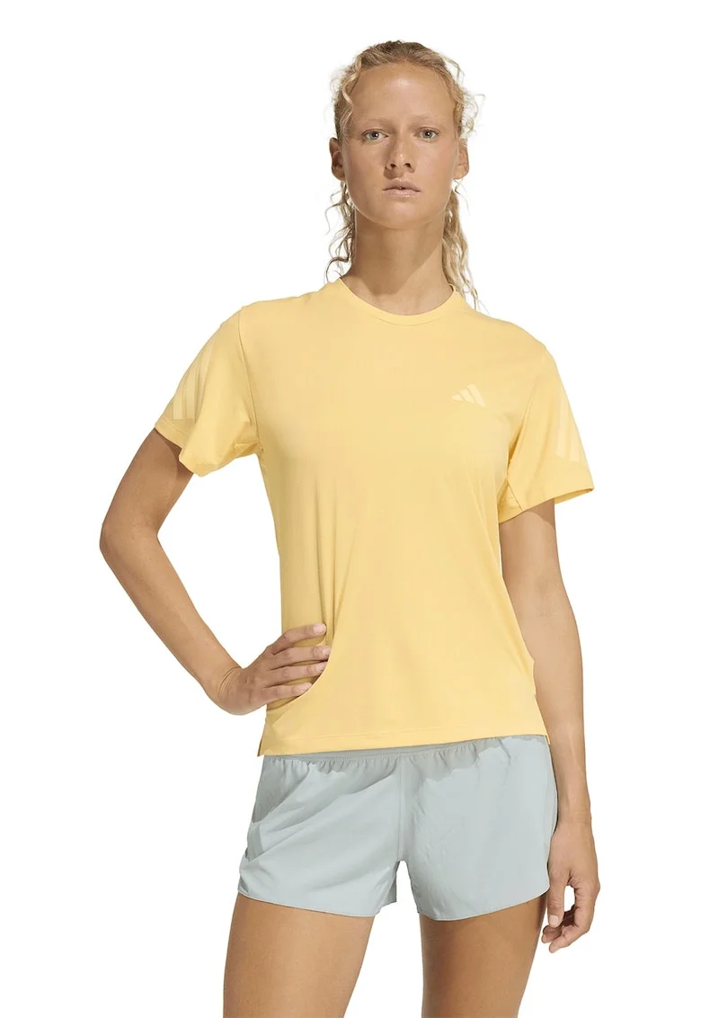 Tricou pentru alergare Adi365, Portocaliu deschis