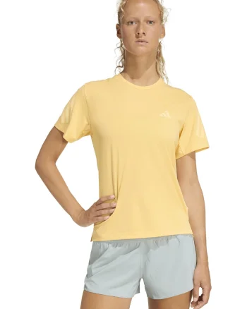 Tricou pentru alergare Adi365, Portocaliu deschis
