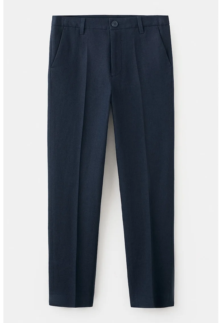 Pantaloni chino uni, Bleumarin