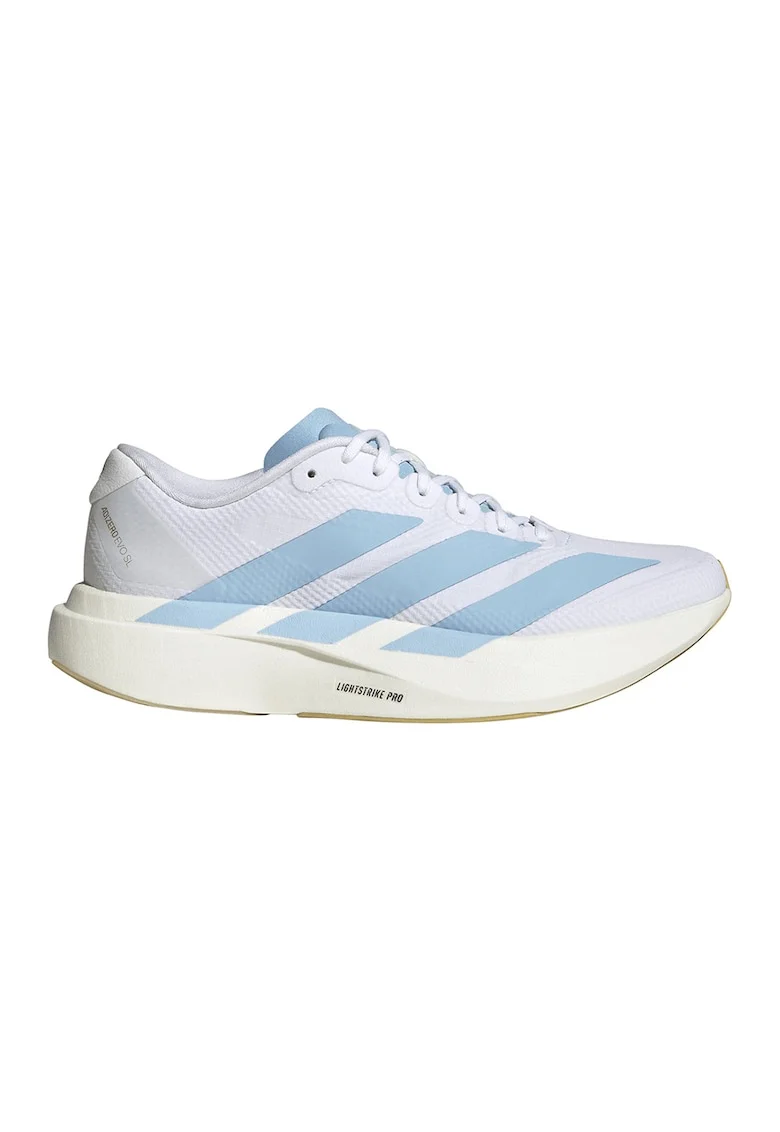 Pantofi Adizero Evo cu logo lateral, pentru alergare, Albastru glaciar