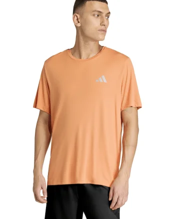 Tricou pentru alergare Run Ess, Portocaliu pal