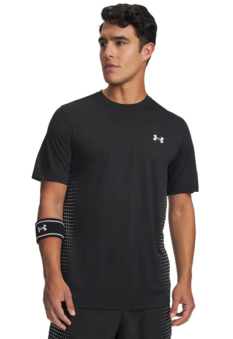 Tricou cu logo Teck Play, Negru