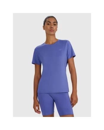 Tricou sport  antrenament, albastru, din poliester