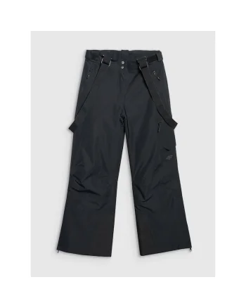 Pantaloni de schi,  membrana 8000, negru, poliester, pentru fete