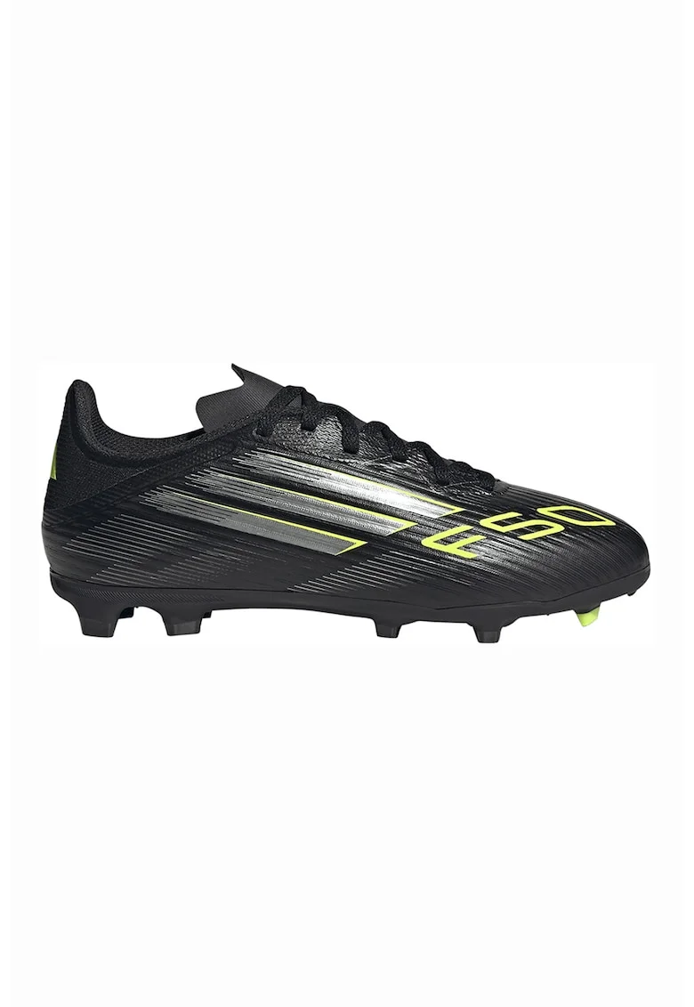 Ghete de fotbal F50 League, Negru/Galben neon/Argintiu