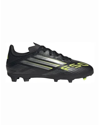 Ghete de fotbal F50 League, Negru/Galben neon/Argintiu