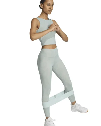 Top crop pentru fitness Puremotion, Verde pal