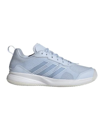 Pantofi din plasa cu garnituri sintetice, pentru tenis Ava Flash, Albastru glaciar