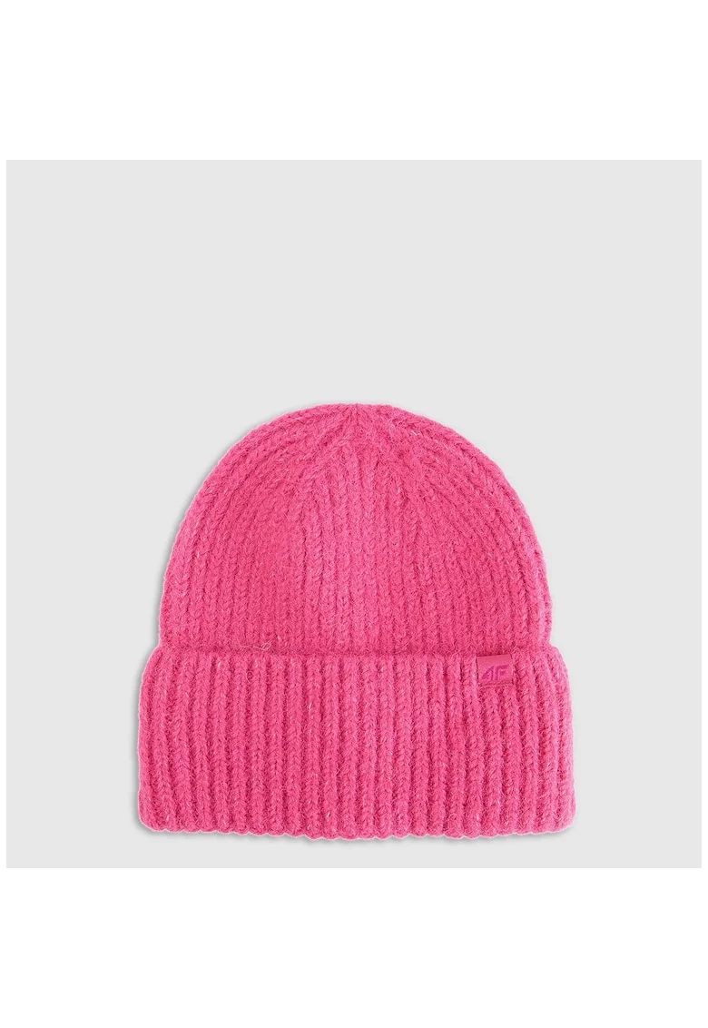 Caciula sport dama  roz, S, material gros, stil beanie