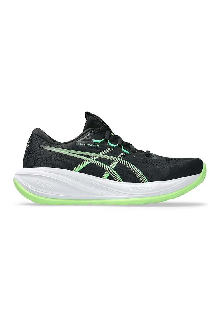 Pantofi pentru alergare Gel Cumulus 28, Negru/Verde menta