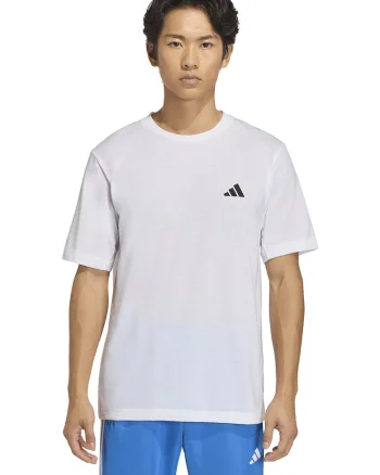 Tricou regular fit pentru fitness Essentials, Alb optic