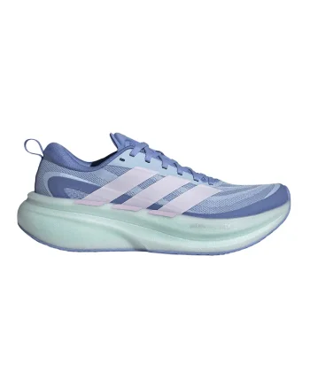 Pantofi Supernova Glide cu detalii reflectorizante, pentru alergare, Albastru pastel