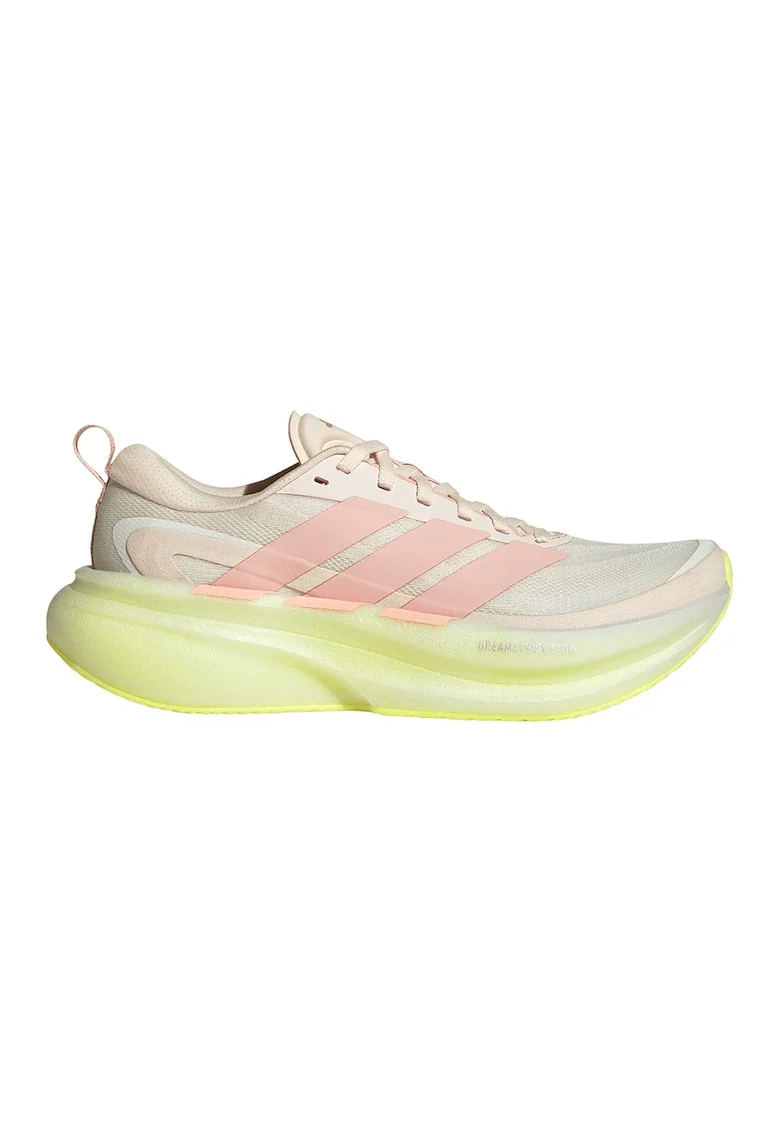 Pantofi Supernova Glide cu detalii reflectorizante, pentru alergare, Roz deschis/Alb murdar