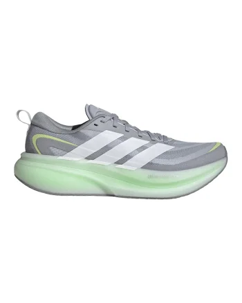 Pantofi Supernova Glide cu detalii reflectorizante pentru alergare, Verde deschis/Argintiu