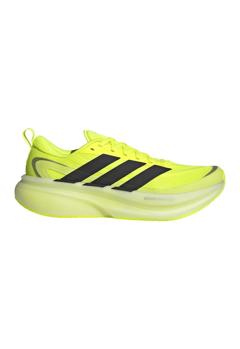 Pantofi Supernova Glide cu detalii reflectorizante pentru alergare, Negru/Galben neon
