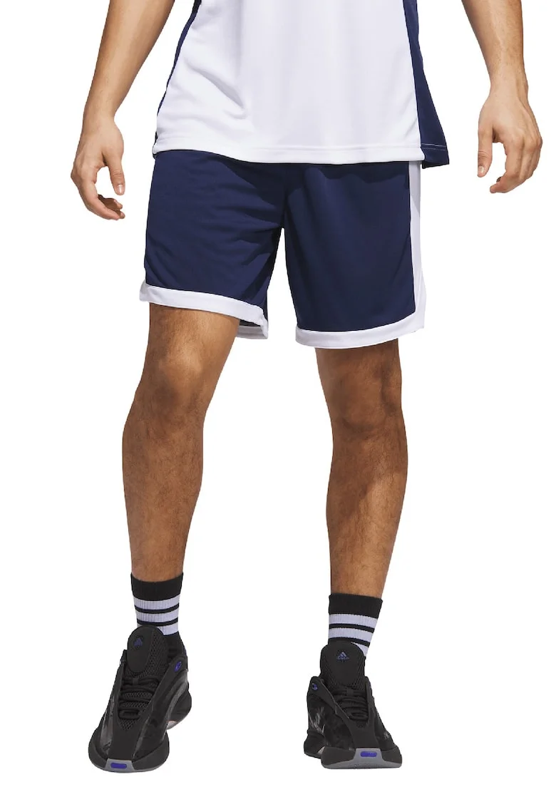 Pantaloni scurti pentru baschet Pulse Speed, Alb/Bleumarin