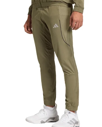 Pantaloni slim fit pentru fitness Tech, Verde sparanghel