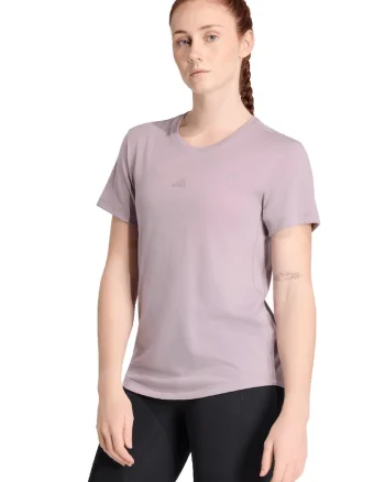 Tricou cu decolteu la baza gatului, pentru antrenament Motion, Lila