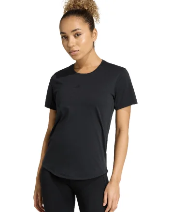 Tricou cu decolteu la baza gatului, pentru antrenament Motion, Negru
