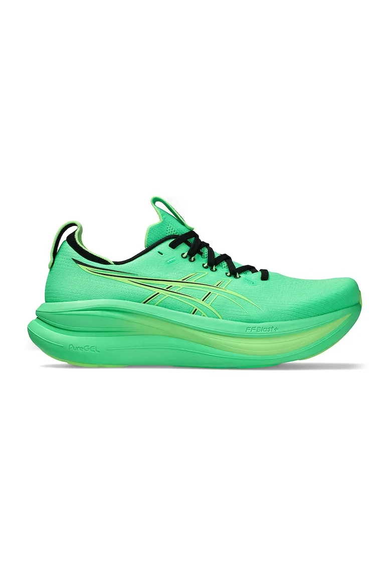 Pantofi pentru alergare Gel-Nimbus 28, Negru/Verde electric/Verde lime
