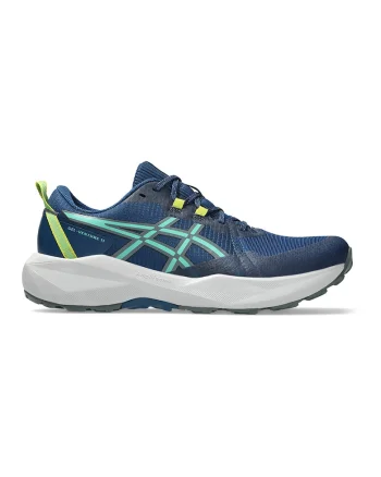 Pantofi low-cut pentru alergare Gel-Venture 11, Albastru pastel/Albastru inchis/Verde lime