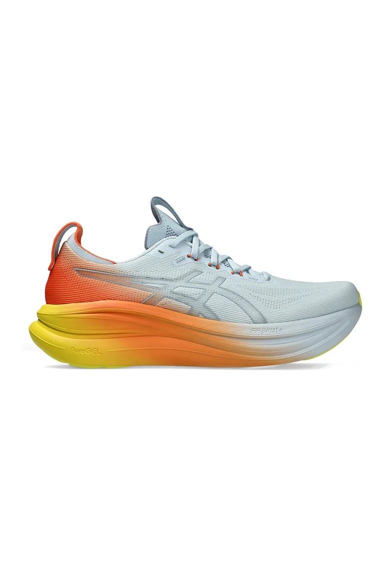 Pantofi low-cut pentru alergare Gel-Nimbus 28, Gri deschis/Coral