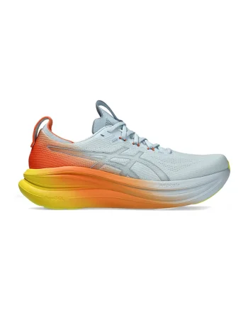 Pantofi low-cut pentru alergare Gel-Nimbus 28, Gri deschis/Coral
