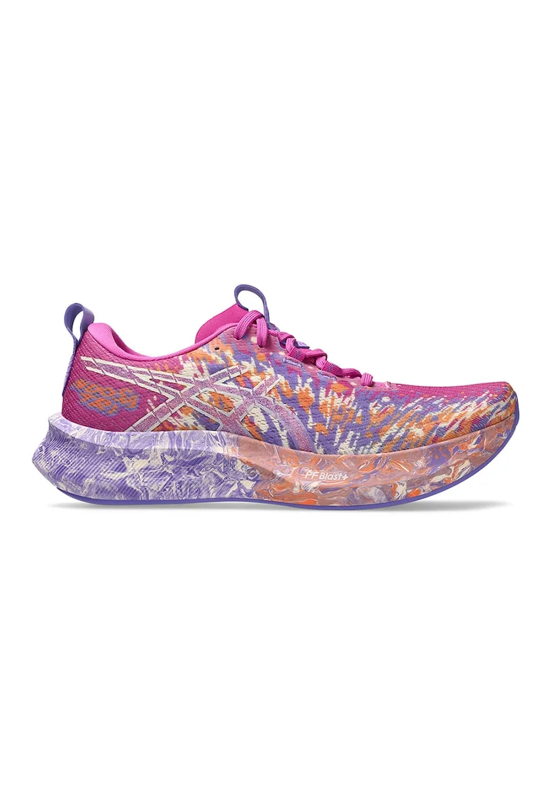 Pantofi Noosta Tri 16 cu amortizare pentru alergare, Alb/Portocaliu/Fucsia/Ametist