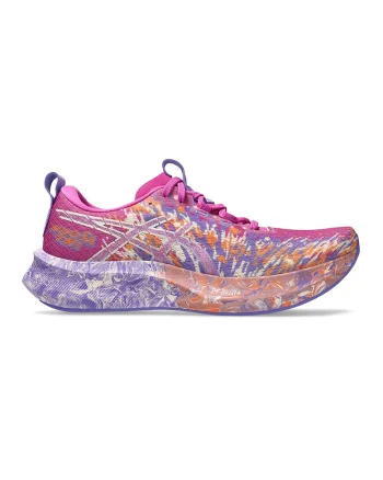 Pantofi Noosta Tri 16 cu amortizare pentru alergare, Alb/Portocaliu/Fucsia/Ametist
