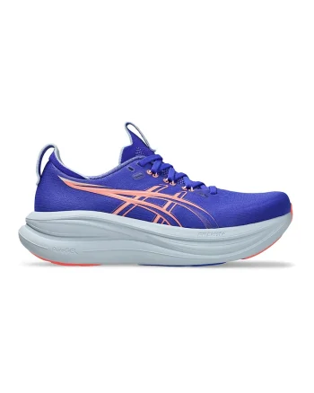 Pantofi pentru alergare Gel-Nimbus 28, Roz deschis/Albastru indigo