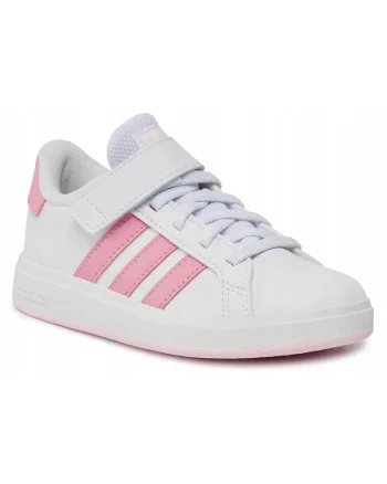 Pantofi sport din piele ecologica cu velcro GRAND COURT