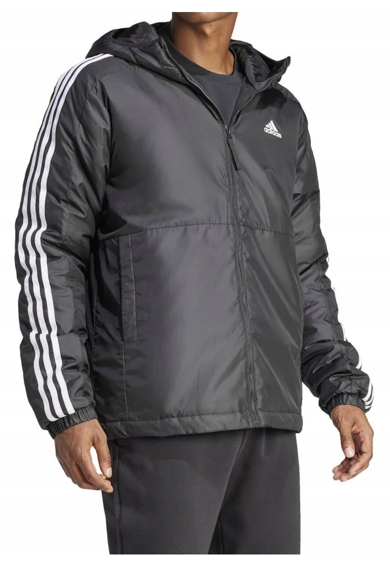 Jacheta impermeabila cu gluga Essentials 3-Stripes,