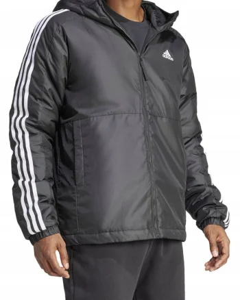 Jacheta impermeabila cu gluga Essentials 3-Stripes,