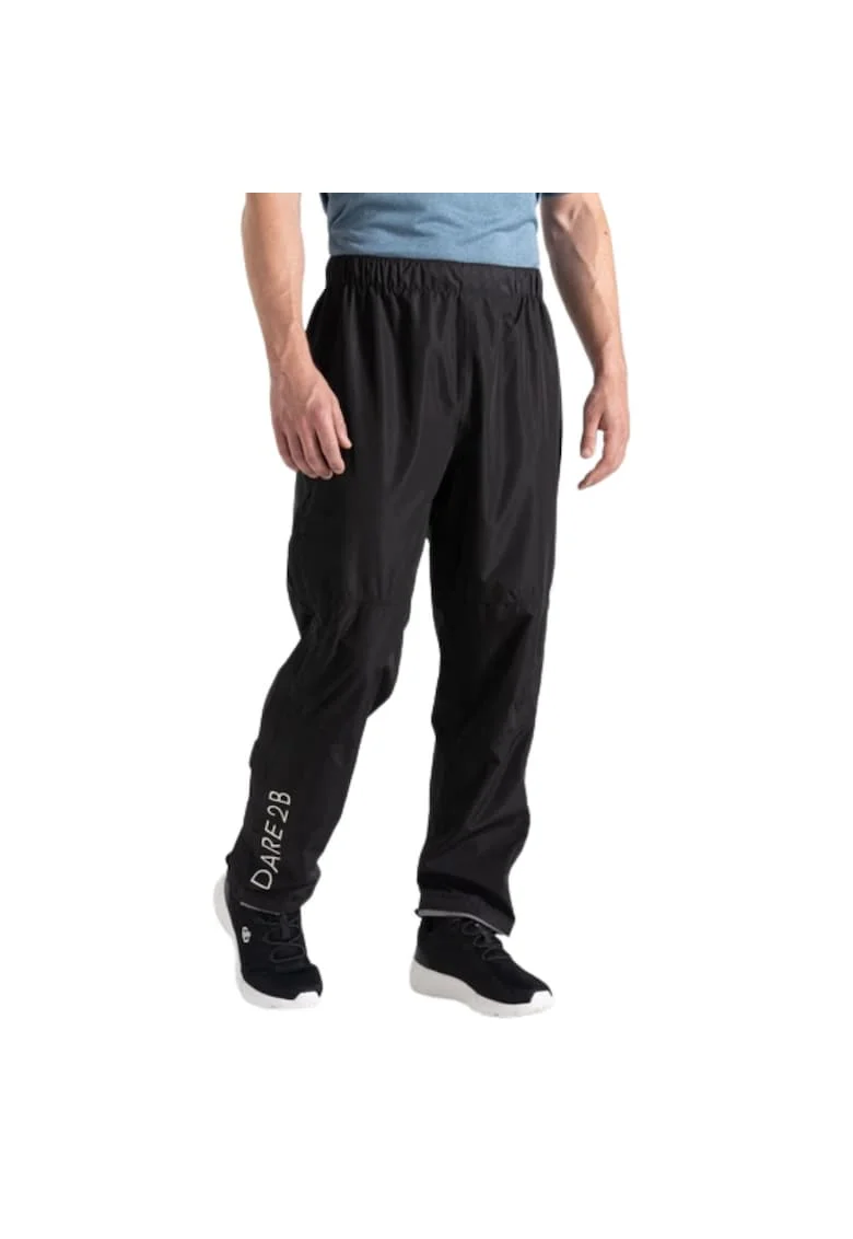 Pantaloni sport barbati  impermeabili, negru, poliester