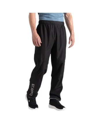 Pantaloni sport barbati  impermeabili, negru, poliester