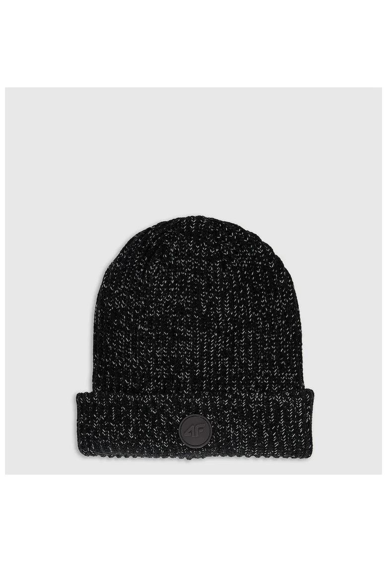 Caciula beanie copii  neagra, unisex, dimensiune universala, material sintetic