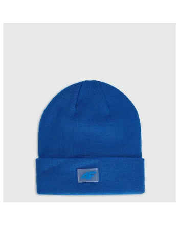 Caciula beanie copii,  unisex, albastra, marime universala