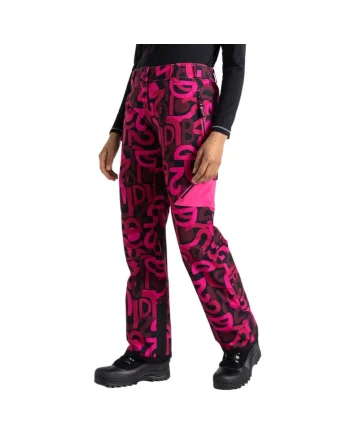 Pantaloni de schi cu imprimeu Ice Ared
