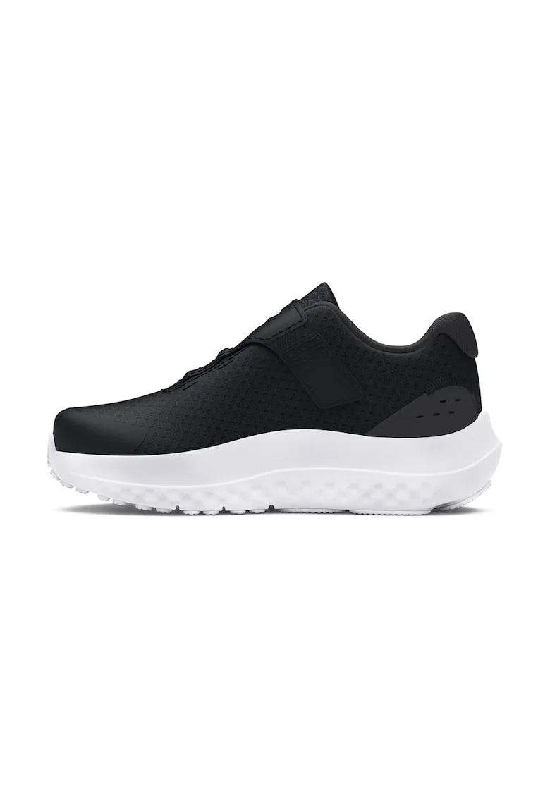 Pantofi Surge 4 cu velcro, pentru alergare, Alb/Negru/Gri antracit