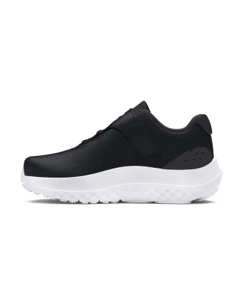Pantofi Surge 4 cu velcro, pentru alergare, Alb/Negru/Gri antracit