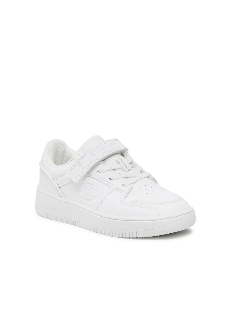 Pantofi sport baieti,  302451432, Alb, Piele ecologica, Alb