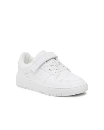 Pantofi sport baieti,  302451432, Alb, Piele ecologica, Alb