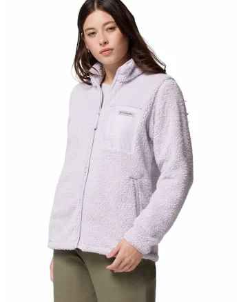 Bluza din material fleece cu fermoar pentru drumetii West Bend™ II, Lila pal