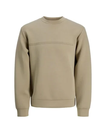 Bluza JACK &JONES Fusion Scuba Sweat Crew 54710, Bej