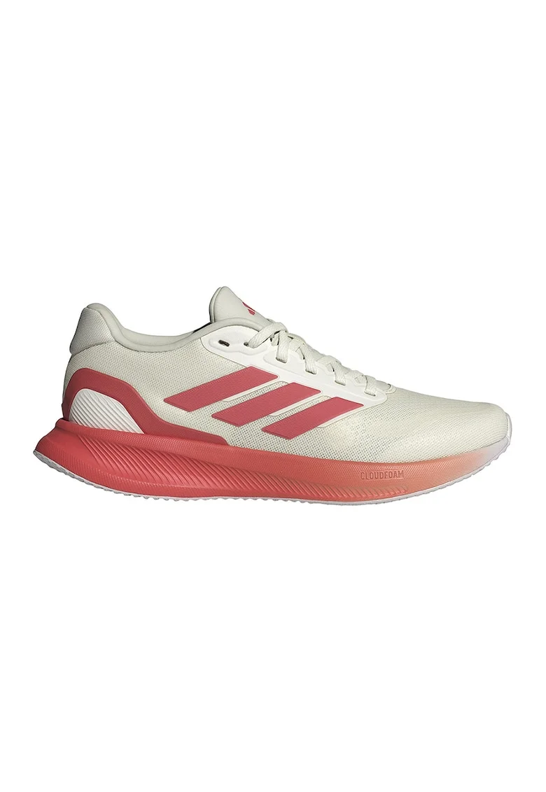 Pantofi Runfalcon 5 de plasa cu garnituri din material sintetice pentru alergare, Coral/Alb murdar