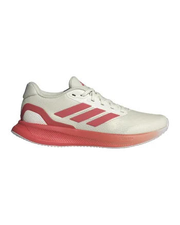 Pantofi Runfalcon 5 de plasa cu garnituri din material sintetice pentru alergare, Coral/Alb murdar
